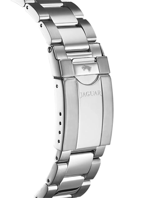 Jaguar Connected J888/5 Men's Hybrid Smartwatch – Stainless Steel Case, Green Dial, Stainless Steel Bracelet