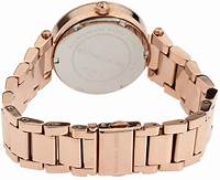 Michael Kors MK5616 Damen-Chronographenuhr - Rose Gold-Ton, Kristall-Akzente