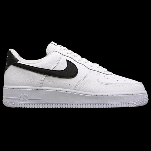 Nike Air Force 1 07 Blanc Noir Hommes