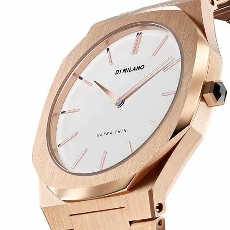 D1 MILANOD1 Milano Ultra Thin D1 - UTBL02 Women's Watch - Rose Gold, Eggshell DialWATCHESEcecile