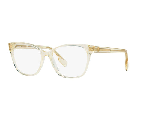 Burberry BE 2345 3852 54 Women's Eyeglasses - Yellow Acetate Square Frame