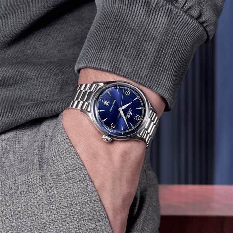 Mido Multifort Powerwind M040.407.11.047.00 Montre automatique pour hommes - cadran bleu, bracelet en acier inoxydable