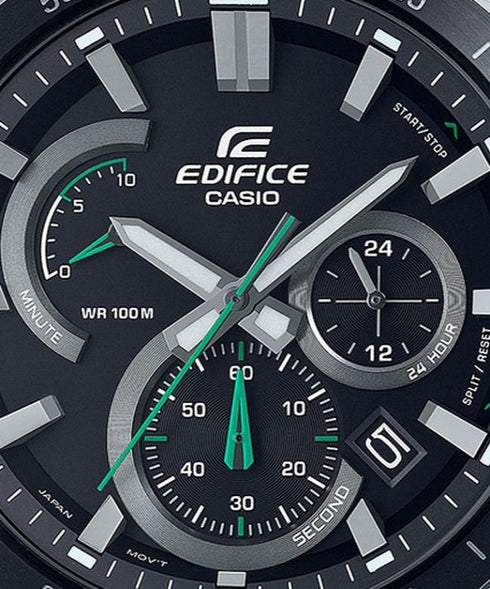 CASIO EDIFICECasio Edifice EFR - 573DB - 1AVUEF Men's Chronograph Watch - Stainless Steel, Black DialWATCHESEcecile