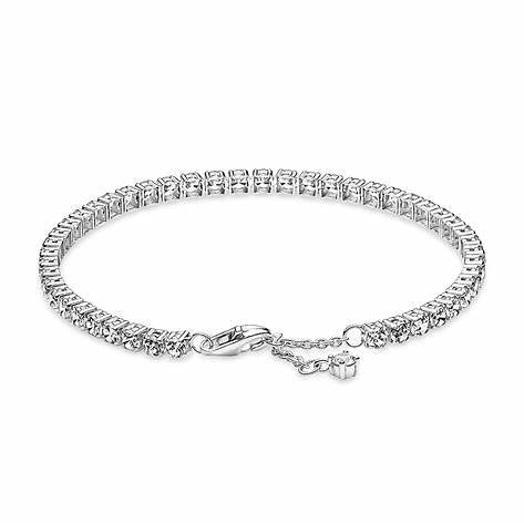 PANDORAPandora 591469C01 - 20 Sparkling Tennis Bracelet – Sterling Silver, 20cm, Cubic ZirconiaBIJOUXEcecile