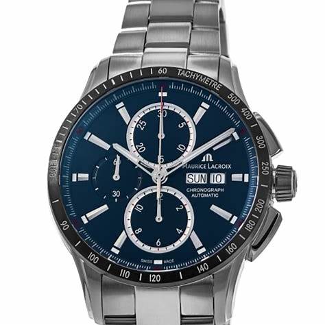 MAURICE LACROIXMaurice Lacroix Pontos S Chronograph PT6038 - SSL22 - 430 - 1 – Blue Dial, Stainless Steel BraceletWATCHESEcecile