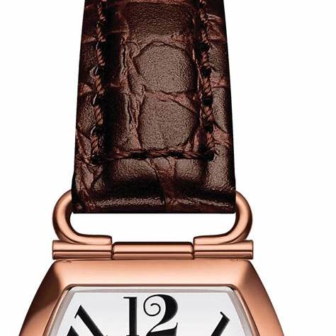 TISSOTTissot Heritage Porto Mechanical Small Lady Watch - White Dial, Rose Gold PVD Tonneau Case, Brown Leather StrapWATCHESEcecile