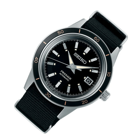 SEIKOSeiko Presage SRPG09J1 – 41mm Black Dial, 4R35 Automatic, Nylon StrapWATCHESEcecile