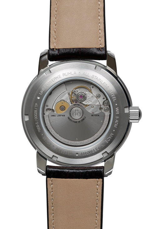 ZEPPELINZeppelin LZ 126 Los Angeles Automatic GMT 7668 - 5 Men's Watch - Beige Dial, Brown Leather StrapWATCHESEcecile