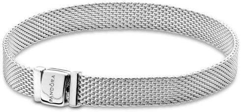 PANDORAPandora 597712 - 18 Reflexions Mesh Bracelet – Sterling Silver, 18cmBIJOUXEcecile