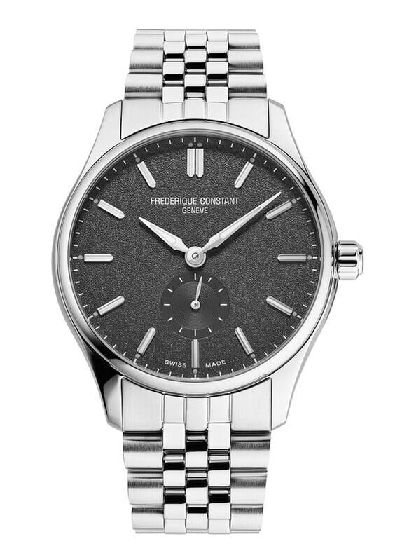 Frederique Constant Classics Index FC-530G3B6B Men's Watch - Black Dial, Stainless Steel Case and Bracelet