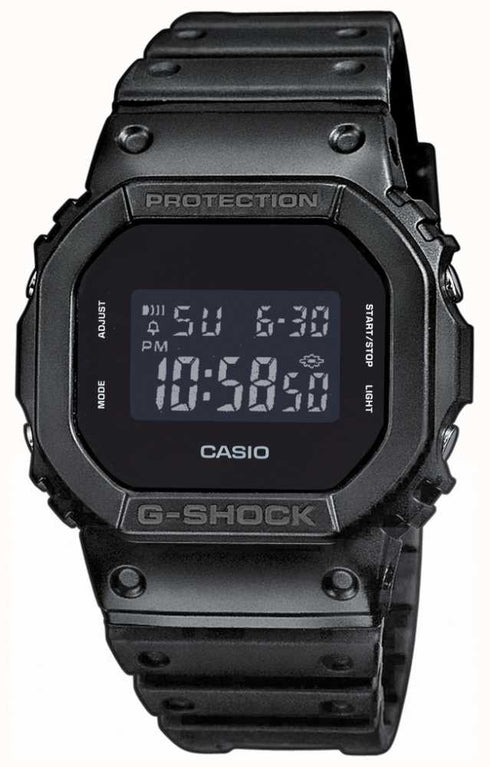 Casio G-Shock DW-5600BB-1ER Reloj digital para hombre - Correa de resina negra