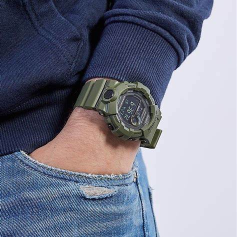 CASIO G - SHOCKCasio G - SHOCK GBD - 800UC - 3ER Men's Digital Watch – Military Green, Bluetooth Connectivity, 200M Water ResistanceWATCHESEcecile