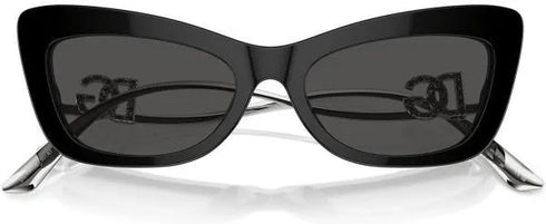 DOLCE & GABBANADolce & Gabbana DG4467B 501/87 Women's Sunglasses - Black Frame, Dark Grey LensesEYEWEAREcecile