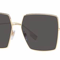 BURBERRYBurberry Daphne BE 3133 1109/87 58 Women's Sunglasses - Light Gold Frame, Dark Grey LensesEYEWEAREcecile
