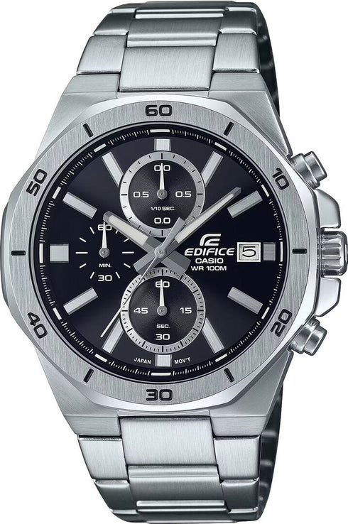 CASIO EDIFICECasio Edifice EFV - 640D - 1AVUEF Men's Chronograph Watch – Black Dial, Stainless Steel BraceletWATCHESEcecile