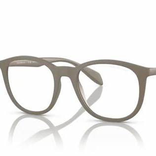 Emporio Armani EA4211 5437-1W 52 Men's Eyeglasses - Matte Mud Frame with Foldable Clip-On Lenses