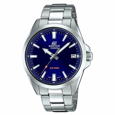 Orologio Casio Edifice EFV-100D-2AVUEF Uomo - Quadrante blu, bracciale in acciaio inossidabile