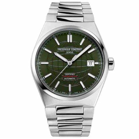 FREDERIQUE CONSTANTFrederique Constant Highlife Automatic COSC FC - 303G3NH6B - 39mm Stainless Steel, Green DialWATCHESEcecile