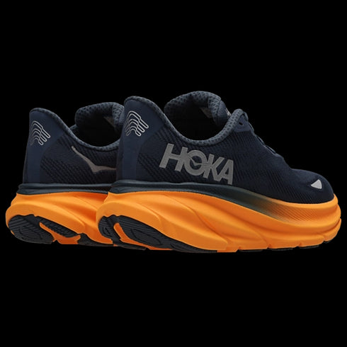 Hoka Clifton 9 Noir Orange Homme