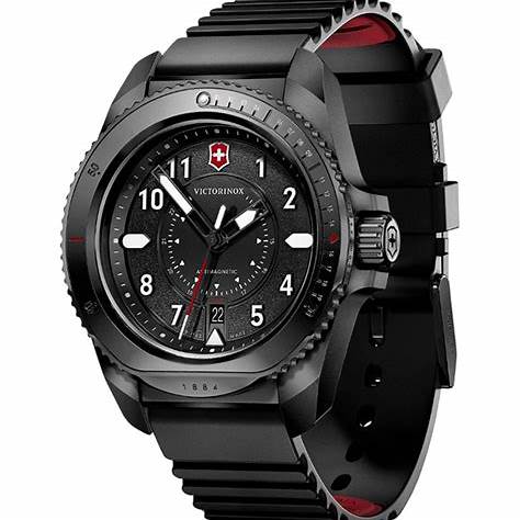 VICTORINOXVictorinox Journey 1884 Men's Watch V241982 – Black Dial, Black Rubber StrapWATCHESEcecile