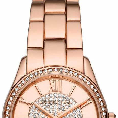 Michael Kors Heather MK7074 Reloj de señora - Oro rosa, esfera con pavé de cristal
