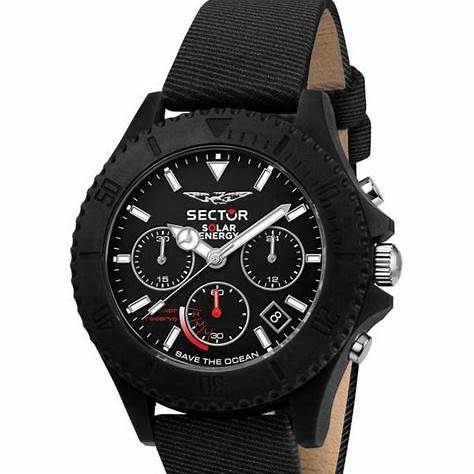 Sector Save The Ocean Men's Quartz Watch - Recycled Plastic Case, NATO Strap