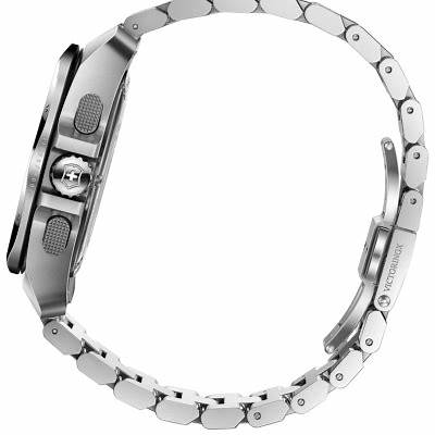 VICTORINOXVictorinox I.N.O.X. Chrono Men's Watch V241985 – Blue Dial, Stainless Steel BraceletWATCHESEcecile
