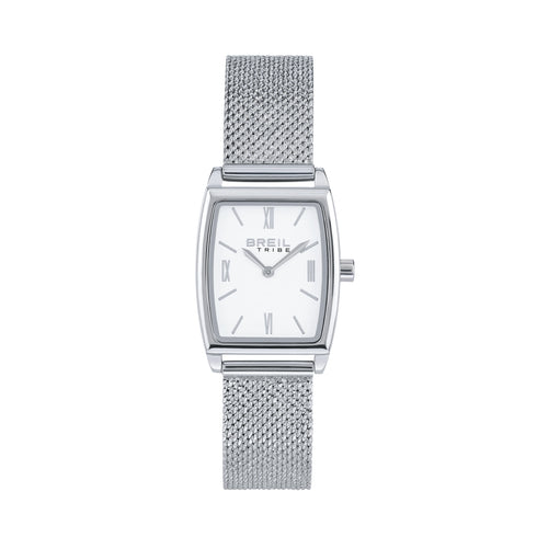 BREILBreil Althea EW0745 Women's Watch – 22x22.5mm Stainless Steel, White Dial, Mesh Bracelet, 3 ATM Water ResistantWATCHESEcecile