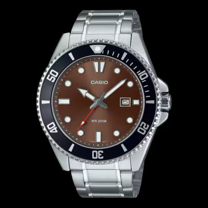 Casio MDV-107D-5AVDF Men’s Dive Watch – 200m Stainless Steel