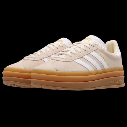 Adidas Gazelle Bold White Gold Women