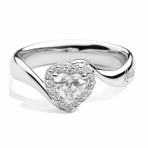 RECARLORecarlo Anniversary Love Heart Diamond Ring - 18kt White Gold, Heart - Shaped DiamondJEWELRYEcecile
