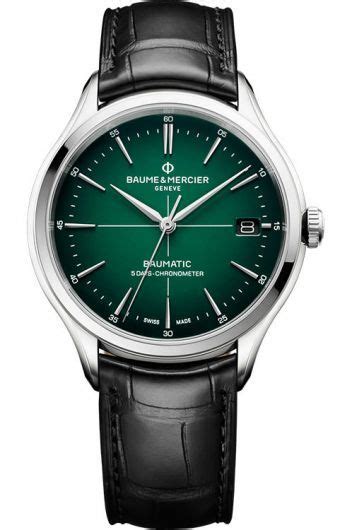 Baume & Mercier Clifton Baumatic MOA10592 Orologio automatico da uomo 40 mm - Quadrante verde