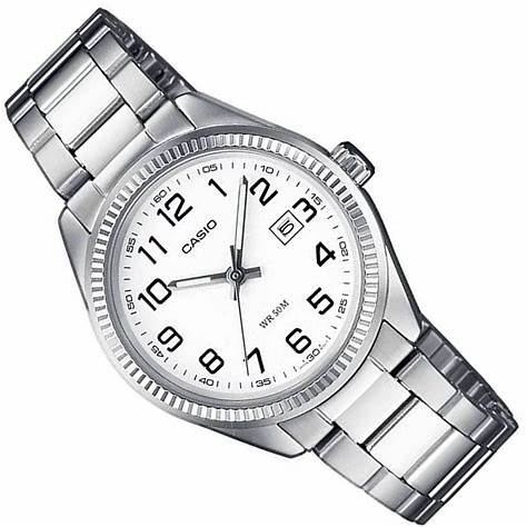 CASIO & VINTAGECasio LTP - 1302PD - 7BVEG Women's Watch - White Dial, Stainless Steel BraceletWATCHESEcecile