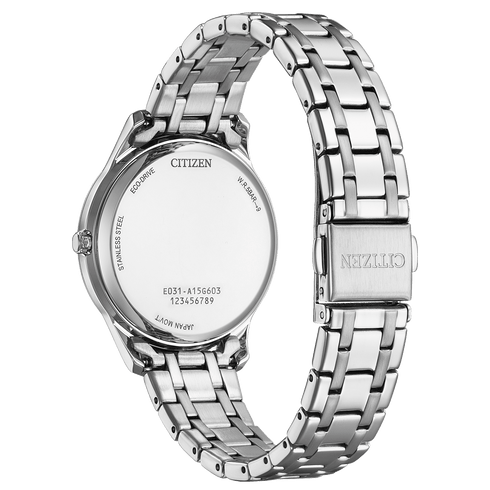 Reloj Citizen EM0411-71A Eco-Drive para mujer - Acero inoxidable plateado