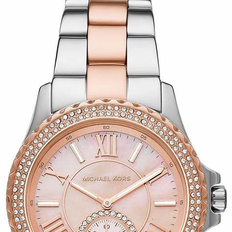 Michael Kors Everest MK7402 Reloj Mujer - Bicolor, Nácar Dia