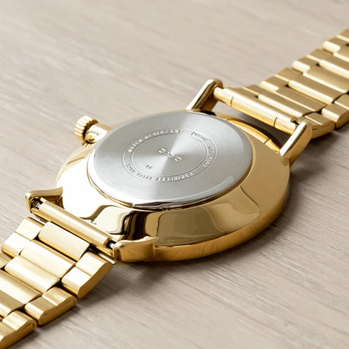 CASIO & VINTAGECasio MTP - VT01GB - 2B Men's Quartz Watch - Blue Dial, Gold - Tone Stainless Steel BandWATCHESEcecile