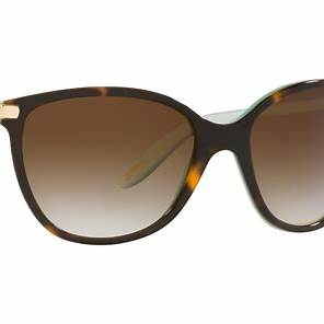 Lunettes de soleil Ralph by Ralph Lauren RA5160 601/13 pour femme - Monture Havane brillant sur Acquamarine avec verres marron dégradés