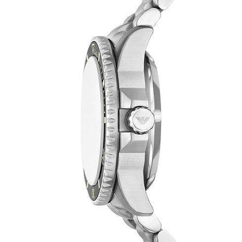 EMPORIO ARMANIEmporio Armani AR60083 Sea Explorer - Yellow Dial, Stainless SteelWATCHESEcecile
