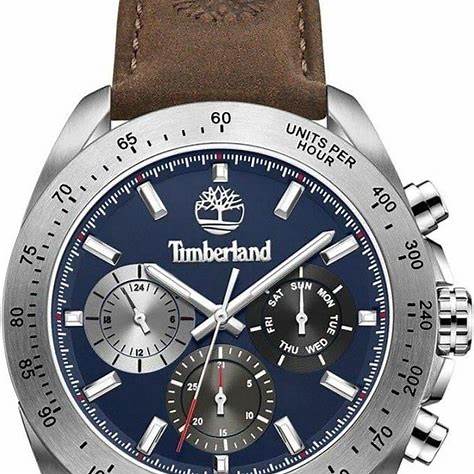 TIMBERLANDTimberland Carrigan TDWGF0009801 44 mm Stainless Chronograph – Blue DialWATCHESEcecile