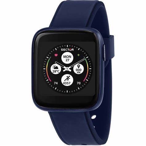 Sector S-04 Colours Smartwatch R3253158006 – Blue Aluminum Case, 40mm
