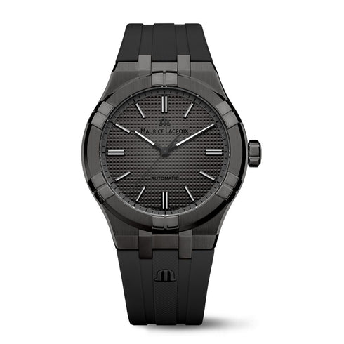 MAURICE LACROIXMaurice Lacroix AIKON Automatic Ceramic 42mm Men's Watch - Black Dial, Black Ceramic Case and BraceletWATCHESEcecile