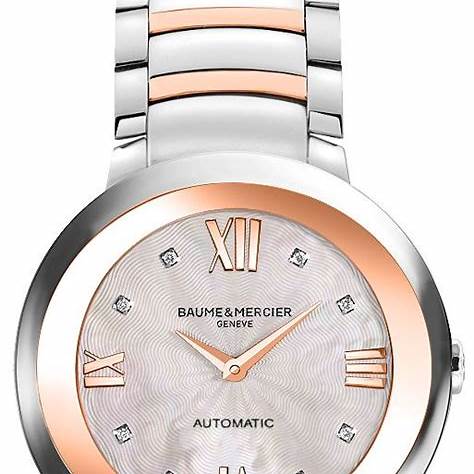 BAUME&MERCIERBaume & Mercier Promesse MOA10239 Women's Automatic Watch - Two - Tone, Diamond DialWATCHESEcecile