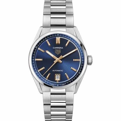 TAG Heuer Carrera Date WBN2311.BA0001 Damenuhr - Blaues Zifferblatt, Stahlarmband
