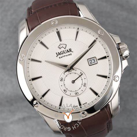 JAGUARJaguar J878/1 Men's Acamar Watch - Stainless Steel Case, Brown Leather StrapWATCHESEcecile