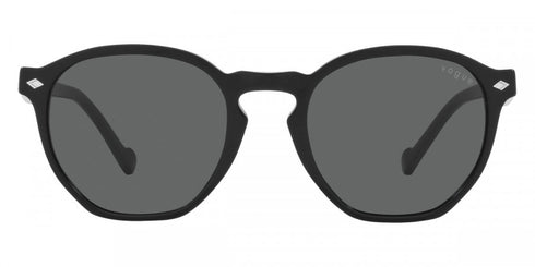 Vogue VO5368S Occhiali da sole da uomo - Montatura in acetato irregolare da 53 mm, lenti verde scuro, grigio trasparente