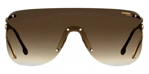CARRERACarrera 3006/S Rimless Shield Sunglasses – Gold Metal XL 99 mmEYEWEAREcecile