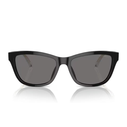 Emporio Armani EA4227U 501787 Women's Sunglasses - Shiny Black Frame, Dark Gray Polarized Lenses
