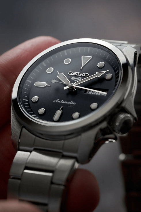 SEIKOSeiko 5 Sports SRPE51K1 40mm Men's Automatic Watch - Grey Dial, Stainless Steel BraceletWATCHESEcecile