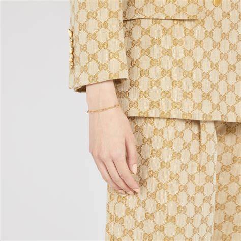 Gucci Link to Love Bracelet en chaîne en or jaune 18k - Taille 19cm