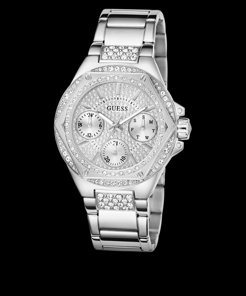 Guess Envy GW0878L1 Women’s Multi‑Function Watch – Silver, 38 mm